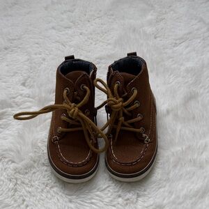 GAP Brown Kids Boots with Tan Laces
